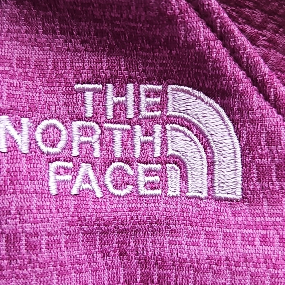 North Face Pink Purple Fleece Lined Lightweight Zip Up Jacket M (10/12) - Picture 3 of 10